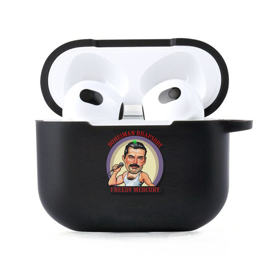 Boheiman Rhapsody Tribute Freedy Mercury Cartoon Airpods 3 Case